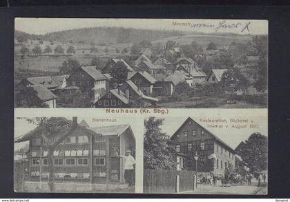 Dt. Reich AK Neuhaus Sonneberg 3 Ansichten