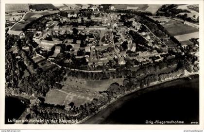 CPA Moryń Mohrin Neumark Ostbrandenburg, Luftkurort Luftaufnahme, Neumark, 1940
