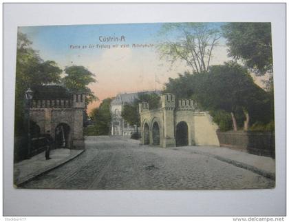 Küstrin ,  Cüstrin  ,1917  ,  Schöne Karte , 2 Scans