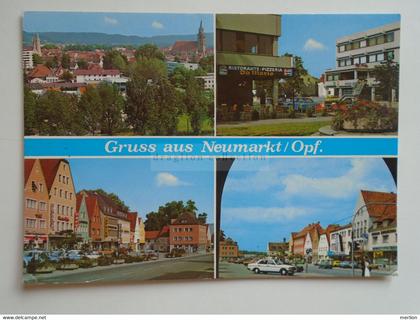 D183329    Gruss aus  Neumarkt i. d. Oberpfalz  multiview- Ristorante Pizzeria Da Mario  -Café Singer
