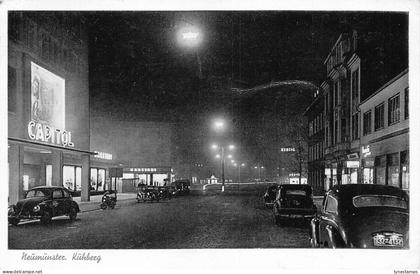 A130 Germany 1958 Neumuenster Kuhberg Cars Capitol vintage postcard