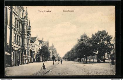 AK Neumünster, Strasse Grossflecken