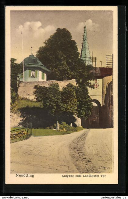 AK Neuötting, Aufgang zum Landshuter Tor