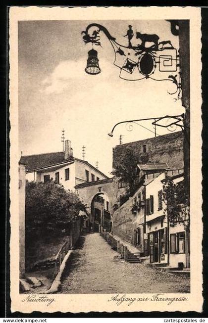 AK Neuötting, Aufgang zur Frauengasse