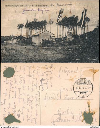 Schneeren-Neustadt am Rübenberge Barackenlager der I.M.-G.K. 1918