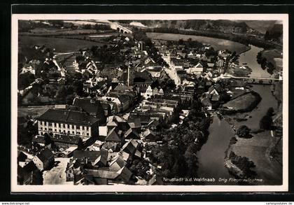 AK Neustadt a. d. Waldnaab, Teilansicht, Fliegeraufnahme