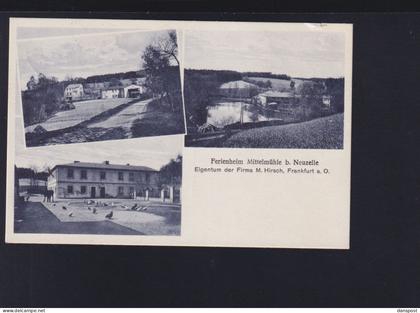 Dt. Reich AK Ferienheim Mittelmühle b. Neuzelle