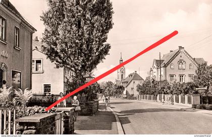 AK Niederwiesa Dresdner Straße Apotheke Braunsdorf Lichtenwalde Altenhain Euba Flöha Ebersdorf Frankenberg Chemnitz DDR