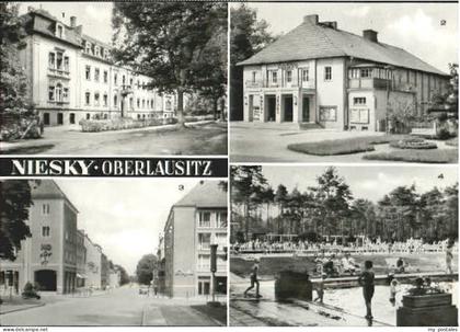 Niesky Krankenhaus Platz Bad x 1981