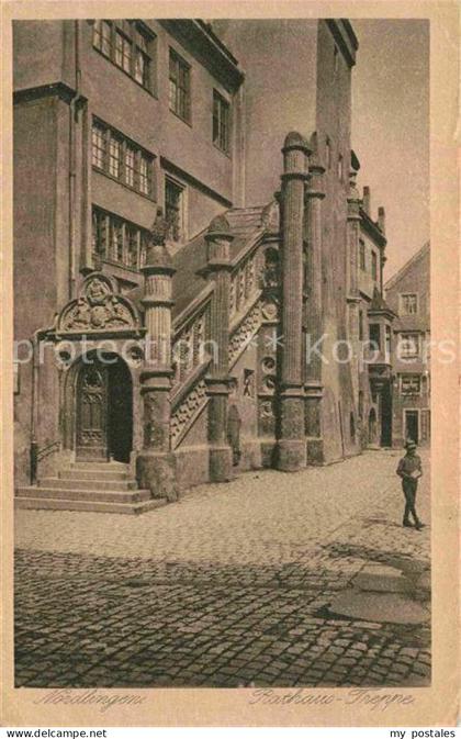 Noerdlingen Rathaustreppe