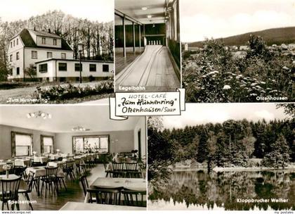 Otzenhausen Saar Nonnweiler Hotel Cafe Zum Hunnenring Kegelbahn Panorama Speiser