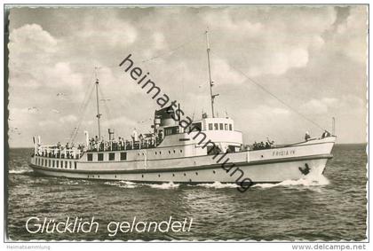 Norderney - Fahrgastschiff Frisia IV - Foto-Ansichtskarte - Verlag Dreher & Wyrwich Norderney