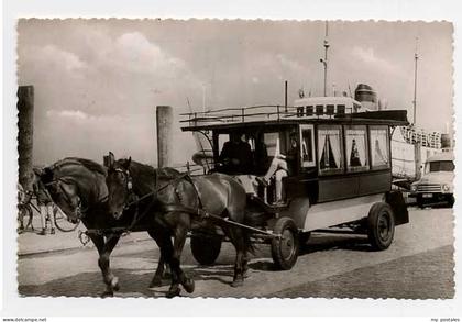 Norderney Nordseebad Norderney Pferdeomnibus x 1957