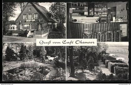 AK Garstedt / Norderstedt, Ausflugslokal und Cafe Ohemoor, Strasse Niendorfer Weg, Innenansicht, Garten
