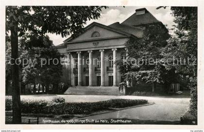 Nordhausen Thueringen Stadtteater
