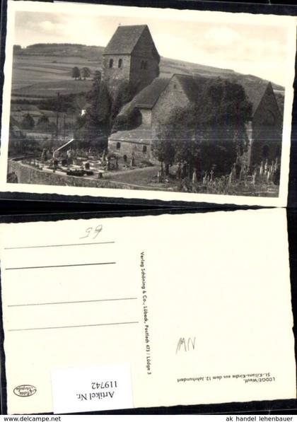 119742,Lüdge Westfalen St. Kilians-Kirche aus d. 12. Jh.