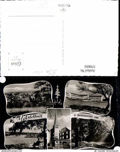 570693,Mehrbild Ak Waldbröl i. Oberbergischen Land Siedlung Kirchen Hollenberg-Gymnasium