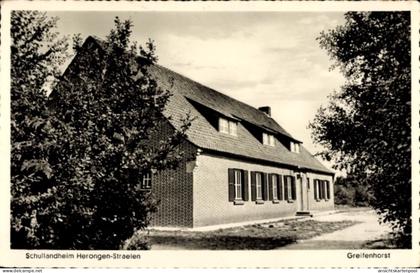 CPA Herongen Straelen am Niederrhein, Schullandheim der Stadt Krefeld, Greifenhorst