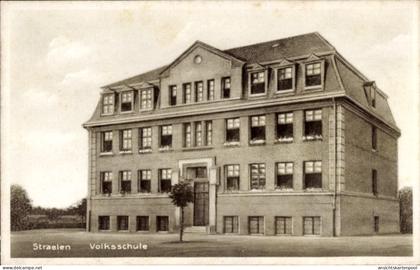 CPA Straelen Niederrhein, Partie an der Volksschule