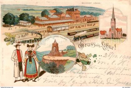 Loehne Bahnhof Kirche Porta Westfalica