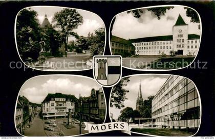 Moers Moers Stadtpark Schule Kirche Marktplatz