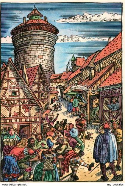 NueRNBERG  CITY Handwerkerhof Alt Nuernberg mit Lebkuechnerei