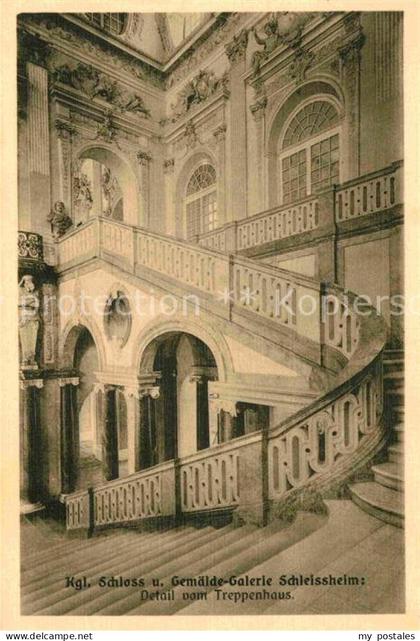 Schleissheim Oberschleissheim Koenigliches Schloss Treppenhaus