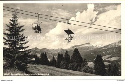 OBERSTDORF Bayern Sessellift Oberstdorf Schoenblick