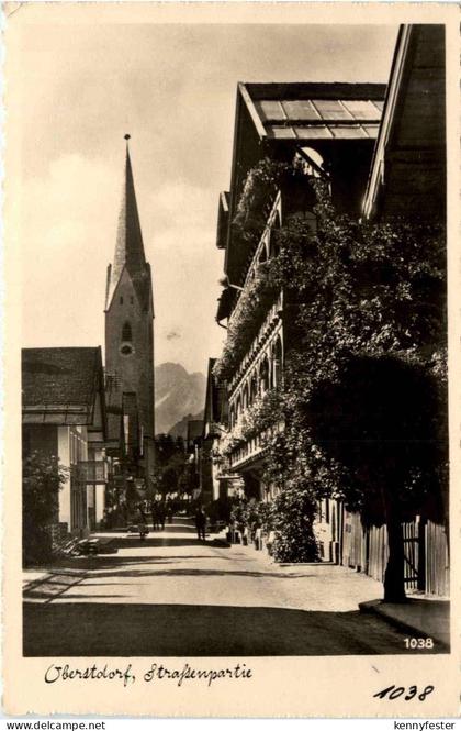 Oberstdorf/Bayern und Umgebung - Oberstdorf, Strassenpartie