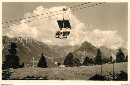 Oberstdorf Sesselbahn Oberstdorf Schoenblick Alpenpanorama