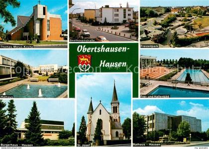 Obertshausen Thomas Morus Kirche Beethovenstr Freizeitpark Rathaus Frei und Hall