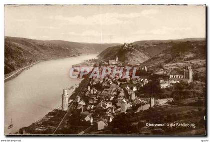 CPA Oberwesel und die Schonburg