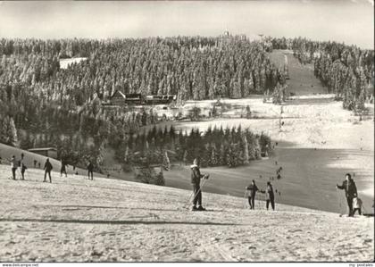 Oberwiesenthal Erzgebirge Oberwiesenthal Fichtelberg Skifahrer