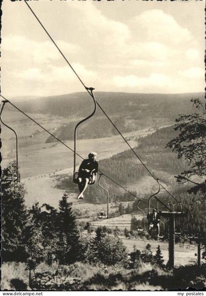 Oberwiesenthal Erzgebirge Oberwiesenthal Sessellift Fichtelberg