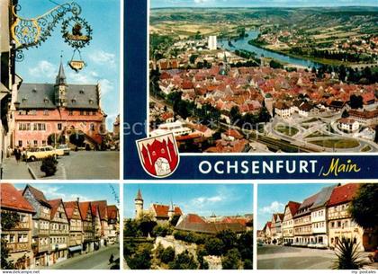 Ochsenfurt Rathaus Stadtturm Stadtansichten