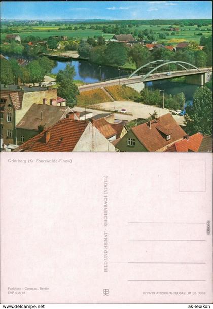 Ansichtskarte Oderberg (Barnim) Panorama-Ansicht 1976