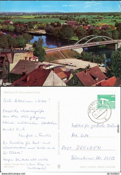 Ansichtskarte Oderberg (Barnim) Panorama-Ansicht g1981