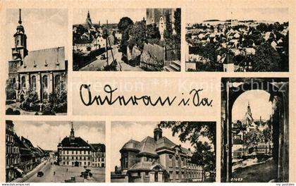 Oederan Sachsen Kirche Rathaus Stadtpanorama