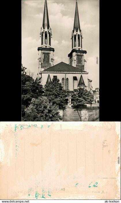 Ansichtskarte Oelsnitz (Vogtland) Jakobskirche 1957