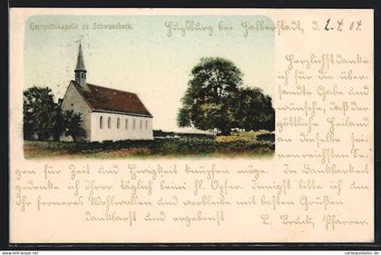 AK Schwanebeck / Oschersleben, Ansicht der Herrgottskapelle