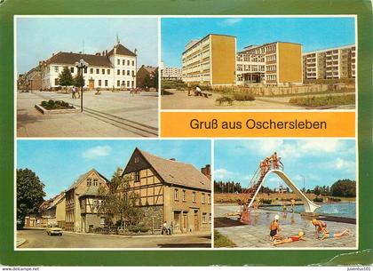 CPSM Oschersleben-Multivues-Beau timbre     L675