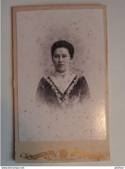 Kabinettfoto - H. Döhring in Osterburg i. A.,  Adel , CDV , Photographie , Kabinett !!