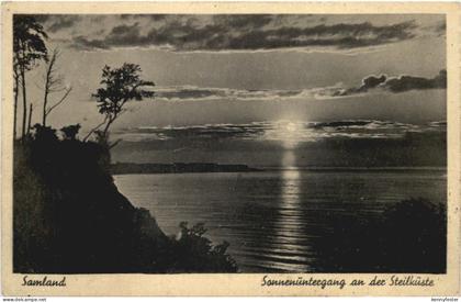 Samland - Sonnenuntergang - Ostpreussen