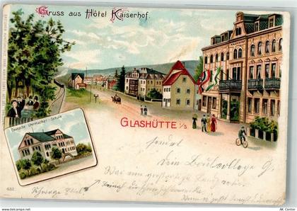 01768 O8245 Glashütte , Sachs 1900 Lithographie Deutsche Uhrmacher Schul... - 13631767