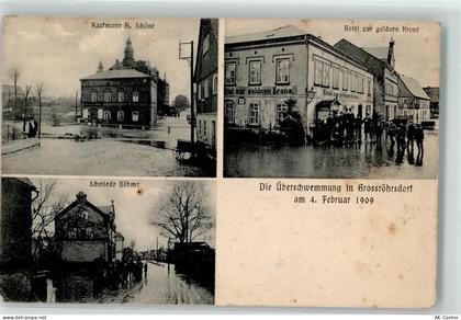01825 O8301 Großröhrsdorf b Pirna - Hochwaser Überschwemmung 4. Februar ... - 13626405