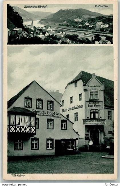 01829 O8306 Wehlen Stadt - Hotel Stadt Wehlen Blick ins Elbetal - 13298322