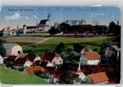 02625 O8600 Bautzen Künstlerkarte Blick auf Bautzen - 51791902