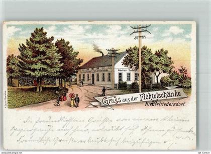 02742 O8701 Friedersdorf b Löbau 1913 Lithographie Niederfriedersdorf Ga... - 13642013