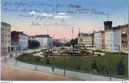 03042 O7500 Cottbus 1918 - Cottbus, -Kaiser-Wilhelm-Platz-, Grünanlage, ... - 20001822