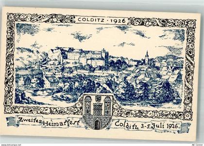04680 O7241 Colditz KEINE AK 2. Heimatfest 1926 Schloss Colditz anno 192... - 13669087